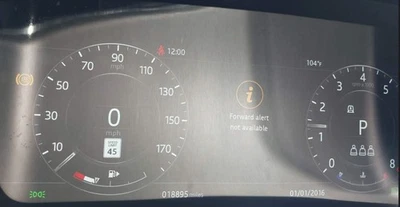 Range Rover 2021-2022 OE velocímetro calibre grupo 18 k millas Land Rover Foto 1 de 4