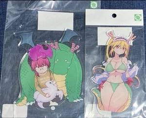 Miss Kobayashi's Dragon Maid Acrylic Figure Set Tohru & Kobayashi Unused - Picture 1 of 1