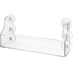 Organizador de estante para refrigerador con ventosa, acrílico transparente almacenamiento para refrigerador S... - Imagen 1 de 9