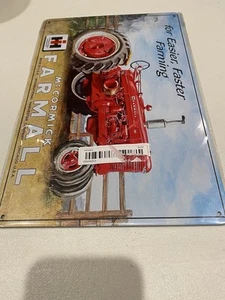 Mc Cormick  FARMALL Metal Sign 8x12  - Picture 1 of 2