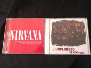 NIRVANA 2 CD  Lot Restored BRAND NEW CD CASES Like New UNPLUGGED & ICON - Picture 1 of 1