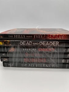 Horror 6 DVD Lot- Dead Silence-Hellbreeder-5ive Girls... - Foto 1 di 7