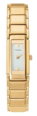 Reloj YEMA Paris YA 042 Mujer Cuarzo Tono Dorado *Nuevo Stock Vintage con Caja Foto 1 de 4