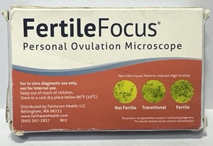 Fertile Focus Saliva Ovulation Microscope Accurate Reusable at Home Test Kit - Picture 1 of 3