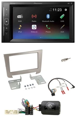 Pioneer DAB Lenkrad 2DIN Bluetooth USB Autoradio für SSangYong Rexton ab 2013 - Bild 1 von 4