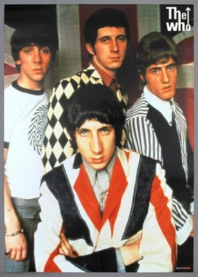 THE WHO - raro póster promocional original de principios de 1980 Polydor KK Foto 1 de 3