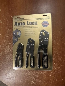 Craftsman Professional Auto Lock Locking Pliers Set 45305 USA - Picture 1 of 5
