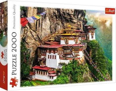Puzzle 2000 Trefl 27092 Tigers Nest Bhutan    9922 - Bild 1 von 4