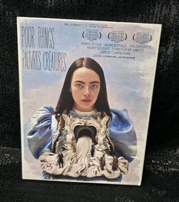 Poor Things 2023 Bluray Emma Stone New With Slipcover  - Image 1 of 4