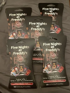 Five Nights at Freddy's JTFN3207 Trading Card(e). 5 CONFEZIONI TOTALI - Foto 1 di 2