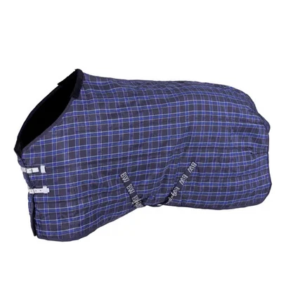 Bridleway Fernie 150g Stable Rug - Navy Check - Image 1 of 4