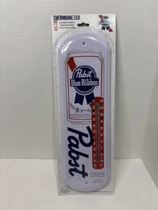 Pabst Blue Ribbon Metal Thermometer Weather Resistant - Picture 1 of 2