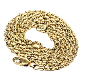 10K Yellow Gold 18" Rope Chain by IGS (1.1 grams) - Picture 1 of 6
