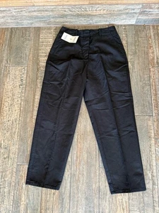 NUEVO Pantalones de vestir para mujer Doppelgänger negros cintura alta acampanados pequeños - Imagen 1 de 2