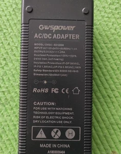 GWS65-520125GM 52V 1.25A Charger Transformer - Photo 1/2