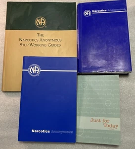 Posten 4 NA Bücher, NARCOTICS ANONYMOUS: 5. & 6. Auflage, nur für heute + - Bild 1 von 2