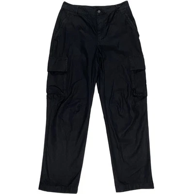 M5159R - Pantalón ALO Suelto Pierna Recta Carga Ripstop Negro Hombre Talla 30x29.5 Foto 1 de 4