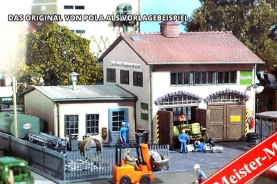 Faller ähnlich Pola 846 Landmaschinen BayWa als Autowerkstatt NEU ungebaut 1:87 - Bild 1 von 3