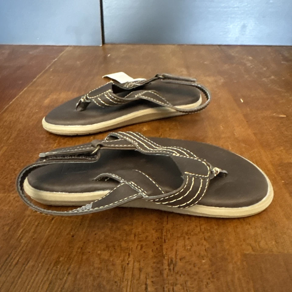 Gap Boys Brown Leather Sandal Size 9T/10T - Image 1 of 4