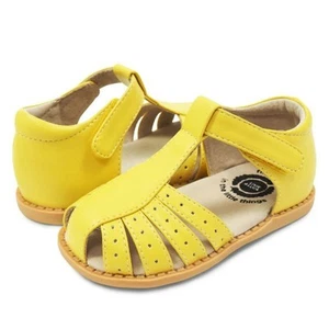 NIB LIVIE & LUCA Shoes Sandals Paz Lemon Yellow 10 - Picture 1 of 1