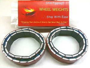 Rock & Scale Crawler Wheel Weights 1.55" wheels eg RC4WD Beadlocks 140g 4.9oz - Picture 1 of 1