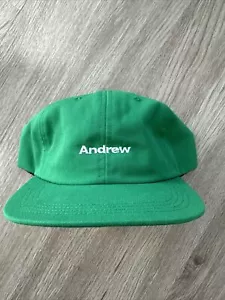 Cappello strapback Andrew Downtown Miami Florida Florida Skate Shop 6 pannelli verde bianco - Foto 1 di 3