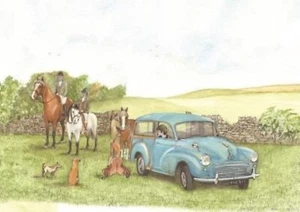 Morris Traveller at Pony Club by Sue Podbery 1000 Piece Jigsaw 690mm x 480mm(jg) - Picture 1 of 1