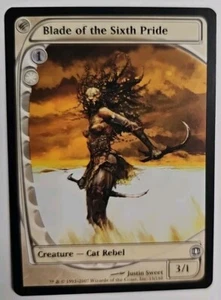 MTG Magic The Gathering Card Blade of the Sixth PrideCreature Cat Rebel Future - Picture 1 of 2