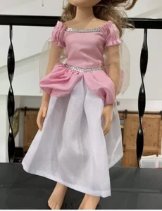 Passt 16 Zoll einem Mädchen für alle Zeiten nur Puppenkleidung - Prinzessin Arielle inspiriertes Kleid - Bild 1 von 1