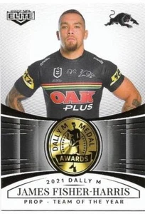 2022 Nrl Elite Dally M (DM12) James FISHER-HARRIS Panthers - Picture 1 of 1