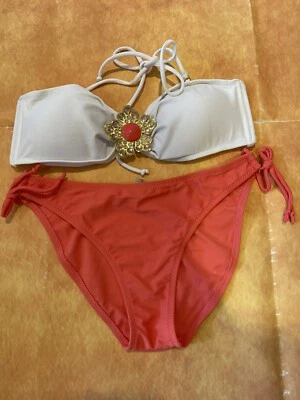 Traje de baño Victoria’s Secret coral bragas talla S  Foto 1 de 4