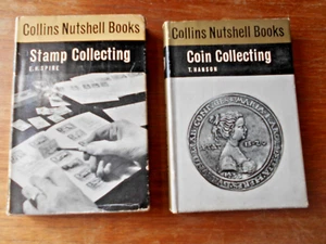 Collins Nutshell Books -Stamp Collecting and Coin collecting 1966 HBDJ - Imagen 1 de 5