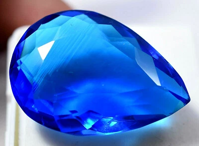 Lab Created 66.15 Ct Beautiful Blue Tanzanite Top Quality GGL Certified Gemstone - Image 1 of 3