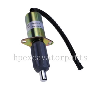 24V Fuel Shutoff Solenoid Valve For Cummins CM850 QSC8.3CM2250 3921980 3918601 - Picture 1 of 3