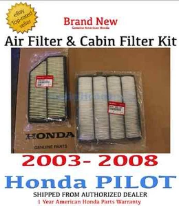 Genuine OEM Honda Pilot Engine Air & Cabin Filter 2003-2008 - Picture 1 of 6