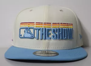 MLB The Show 2023 weiß blau Snapback New Era 9Fifty Mütze Cap NEU - Bild 1 von 12