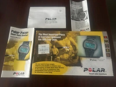 Reloj Pulsera Polar Pacer Fitness Monitor de Ritmo Cardíaco Resistente al Agua Necesita Batería Foto 1 de 4