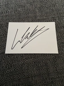 LUKE CROSBIE - SCOTLAND RUGBY SIGNED 6X4 CARD - Picture 1 of 1