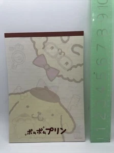 Nuevo Vintage Original Sanrio Raro Pom Pom Purín Papel Bloc de notas Papelería Japón - Imagen 1 de 6