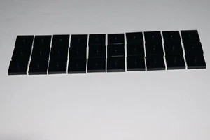 30 Lego Black Plate 2 x 2 with Groove and 1 Center Stud (87580) E75 - Picture 1 of 1