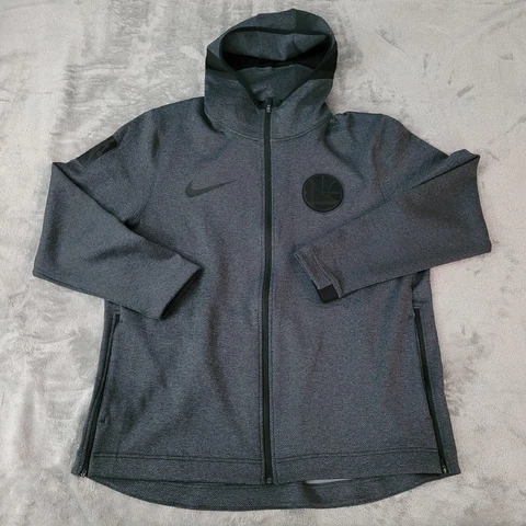 Nike Golden State Warriors Showtime Full Zip Hoodie Jacket Mens XXL Dri Fit NBA Cover