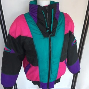 Iconic Vintage 80s East West Womens Large Coat Movie Theater Costume - Picture 1 of 9