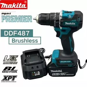 Makita DDF487 18V Brushless Drill Driver LXT-TOOL ONLY - Picture 1 of 6