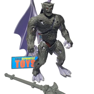 Vtg Gargoyles STONE ARMOR GOLIATH FIGURE 100% COMPLETE original Kenner purple - Picture 1 of 9
