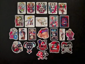 Harley Quinn Suicide Squad DC Comics The Joker Batman Superhero Vinyl Stickers - Picture 1 of 24