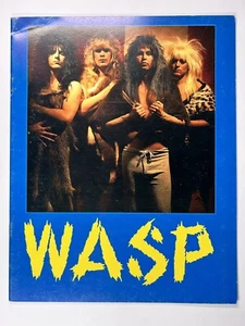 WASP Blackie Lawless Programme Original Inside The Electric Circus Tour 1986 - Picture 1 of 16