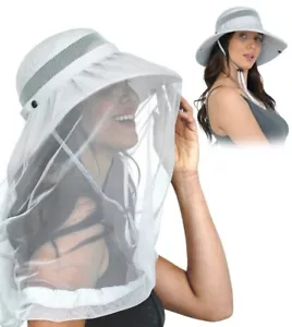 GearTOP Sun Hat for Garden Mosquito Net Fishing Beach Hiking - Women Men UPF50+ - Picture 1 of 6