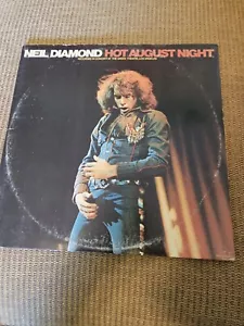 Neil Diamond Hot August Night Vinyl 2X LP Gatefold Record 1972 MCA Records - Picture 1 of 3