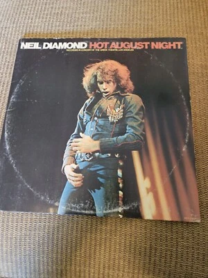 Neil Diamond Hot August Night Vinyl 2X LP Gatefold Record 1972 MCA Records  - Image 1 of 3