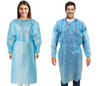 Isolation Gowns Disposable AAMI Level 2 SMS Blue Dental-Medical 10/50/100 PK